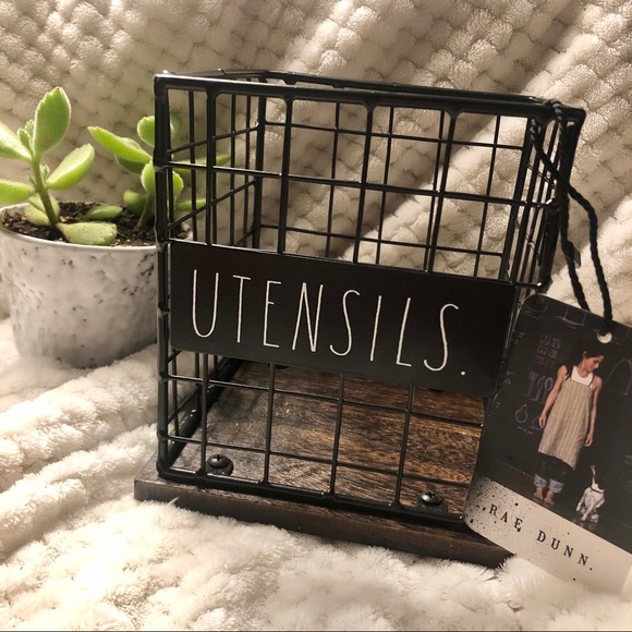 Rae Dunn Other - Rae Dunn “Utensils.” Wire Container